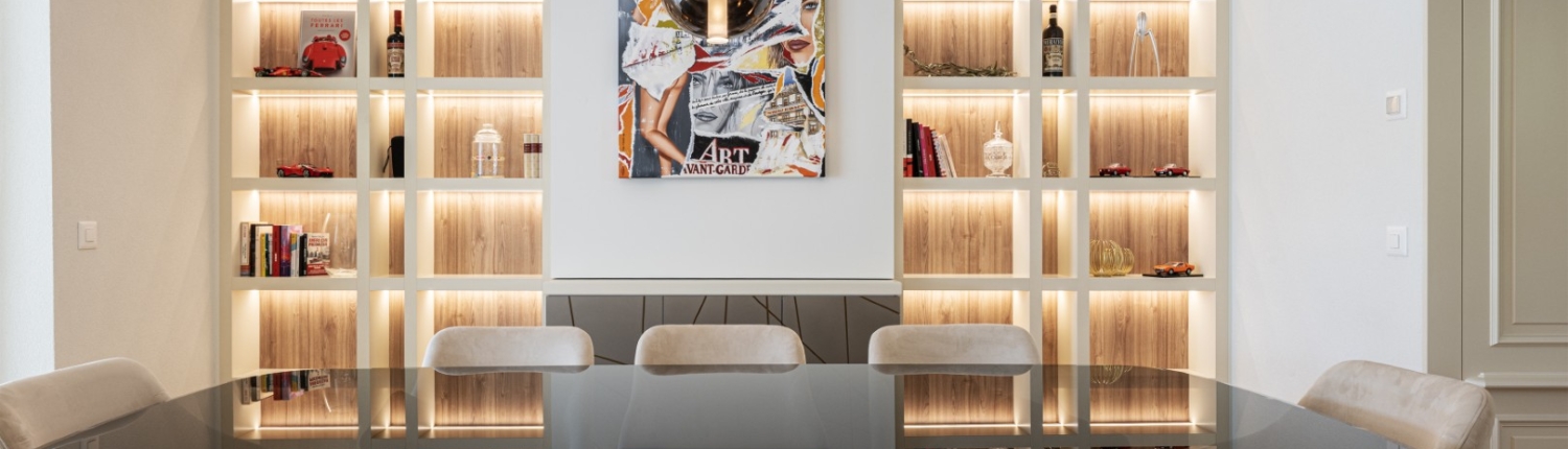 Salle A Manger Detail Bibliotheque